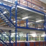 Mezzanine entrepôt sur plusieurs niveaux