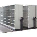 Rayonnage de stockage archive mobile