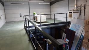 plateforme métallique en Rhône Alpes